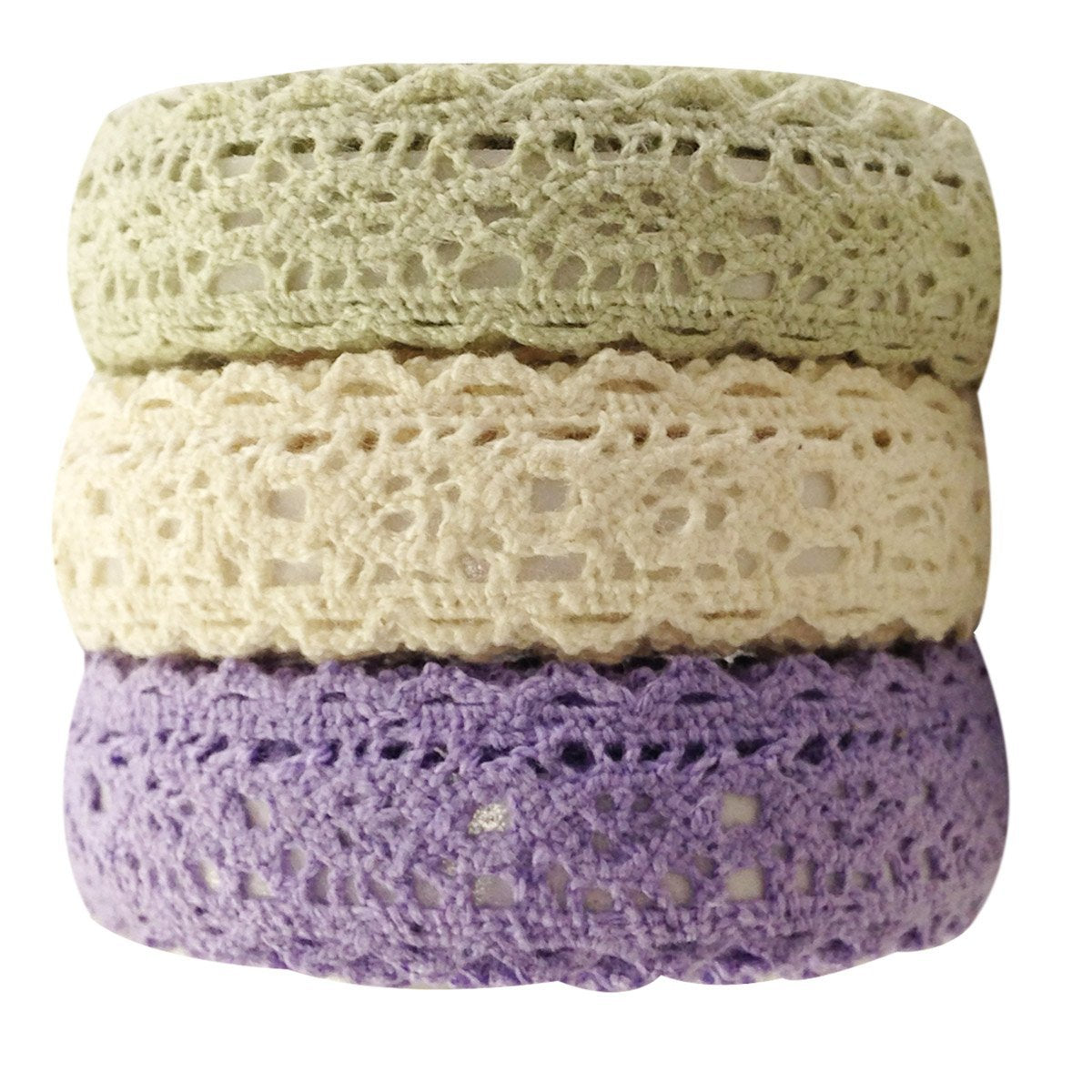 Wrapables Decorative Lace Tape (Set of 3)