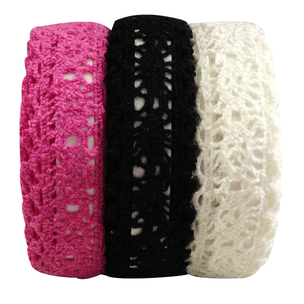 Wrapables Decorative Lace Tape (Set of 3)