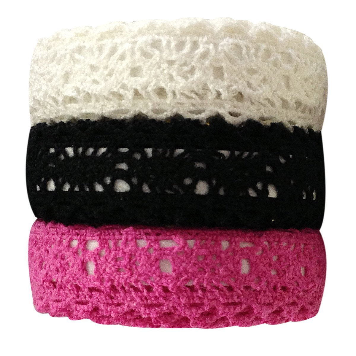 Wrapables Decorative Lace Tape (Set of 3)
