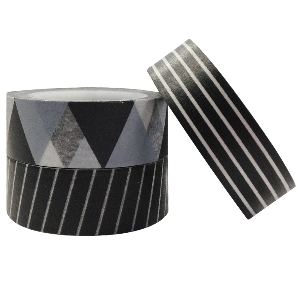 Tuxedo Japanese Washi Masking Tape (Set of 3)