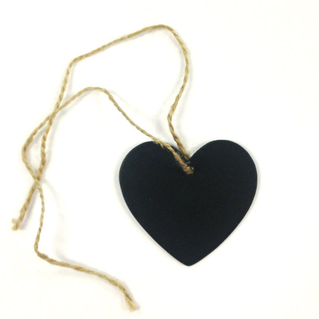Wrapables Double Sided Mini Chalkboard (set of 6) - Heart