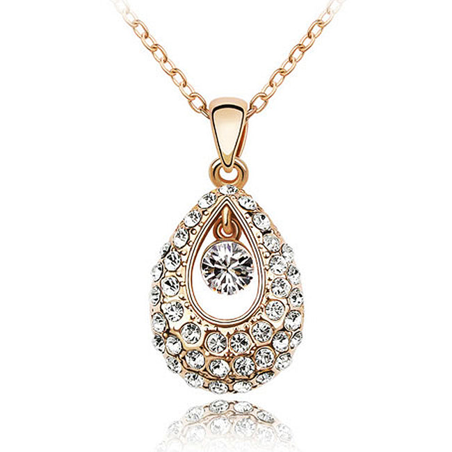 Wrapables Angel Teardrop Pendant Necklace