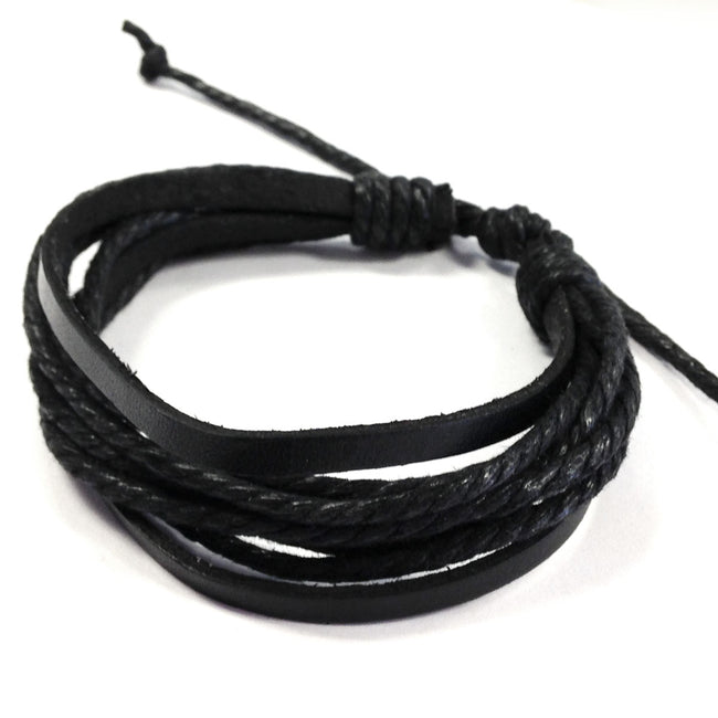 Wrapables Leather Adjustable Bracelets