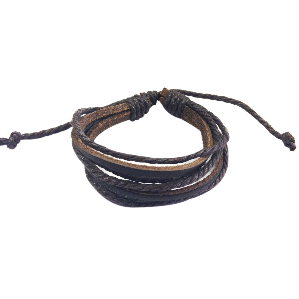 Wrapables Leather Adjustable Bracelets