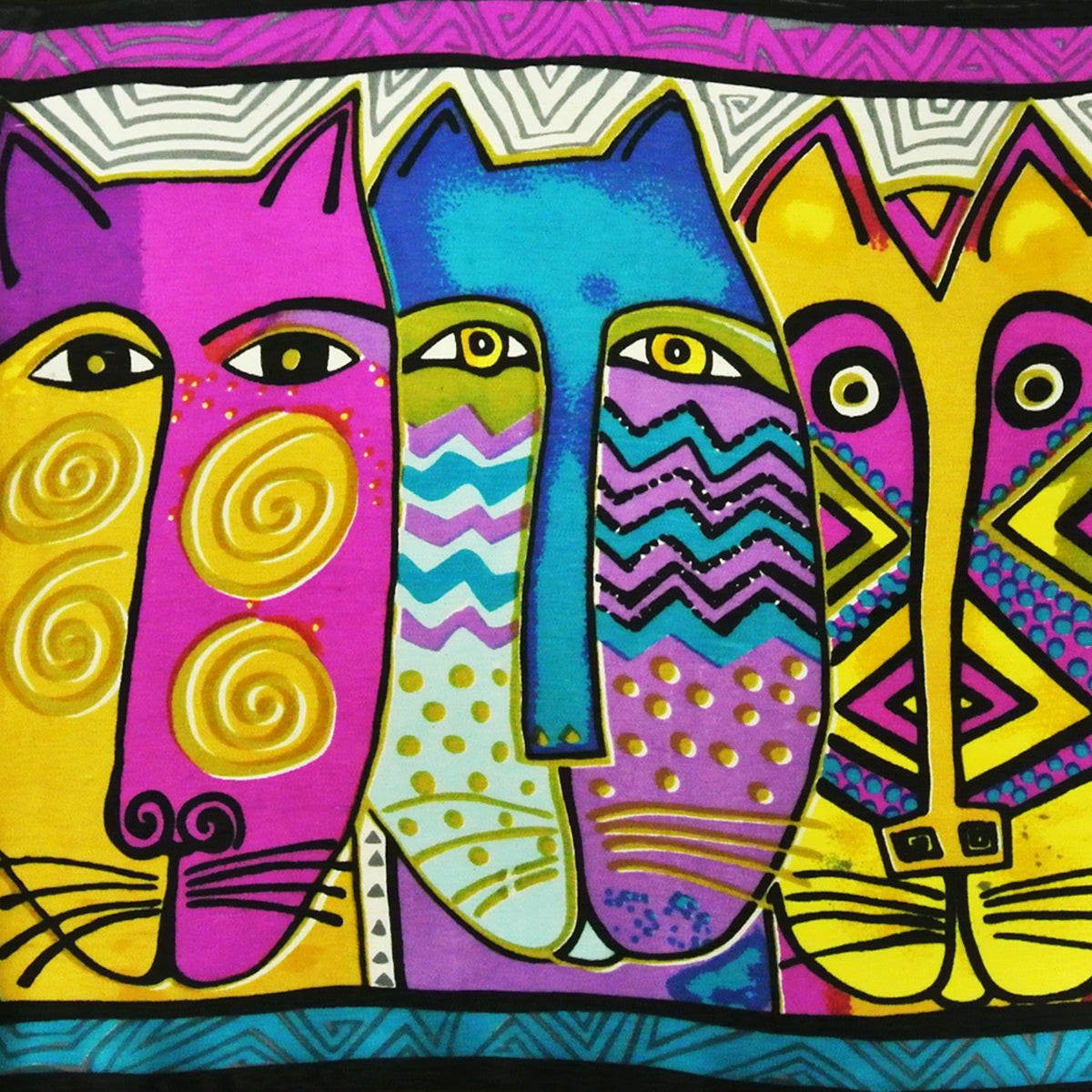 Wrapables Vibrant 100% Silk Long Scarf 51" x 10.5"