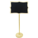Set of 8 Chalkboard Stands With Chalkboard Stickers, 3