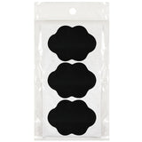 Set of 8 Chalkboard Stands with Chalkboard Stickers and Chalk Marker, 3.25