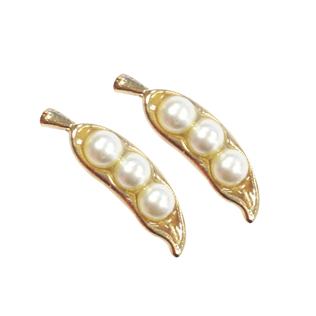 Wrapables Pea Pod Earrings