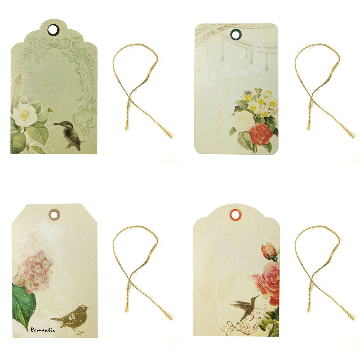 Wrapables Printing Tag, Set of 24