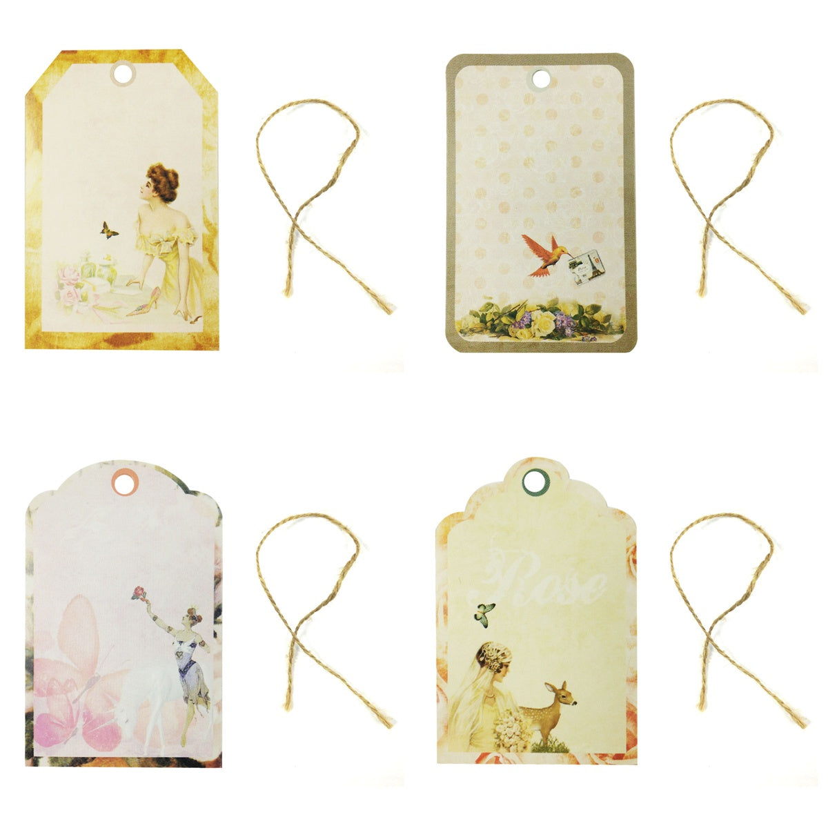 Wrapables Printing Tag, Set of 24