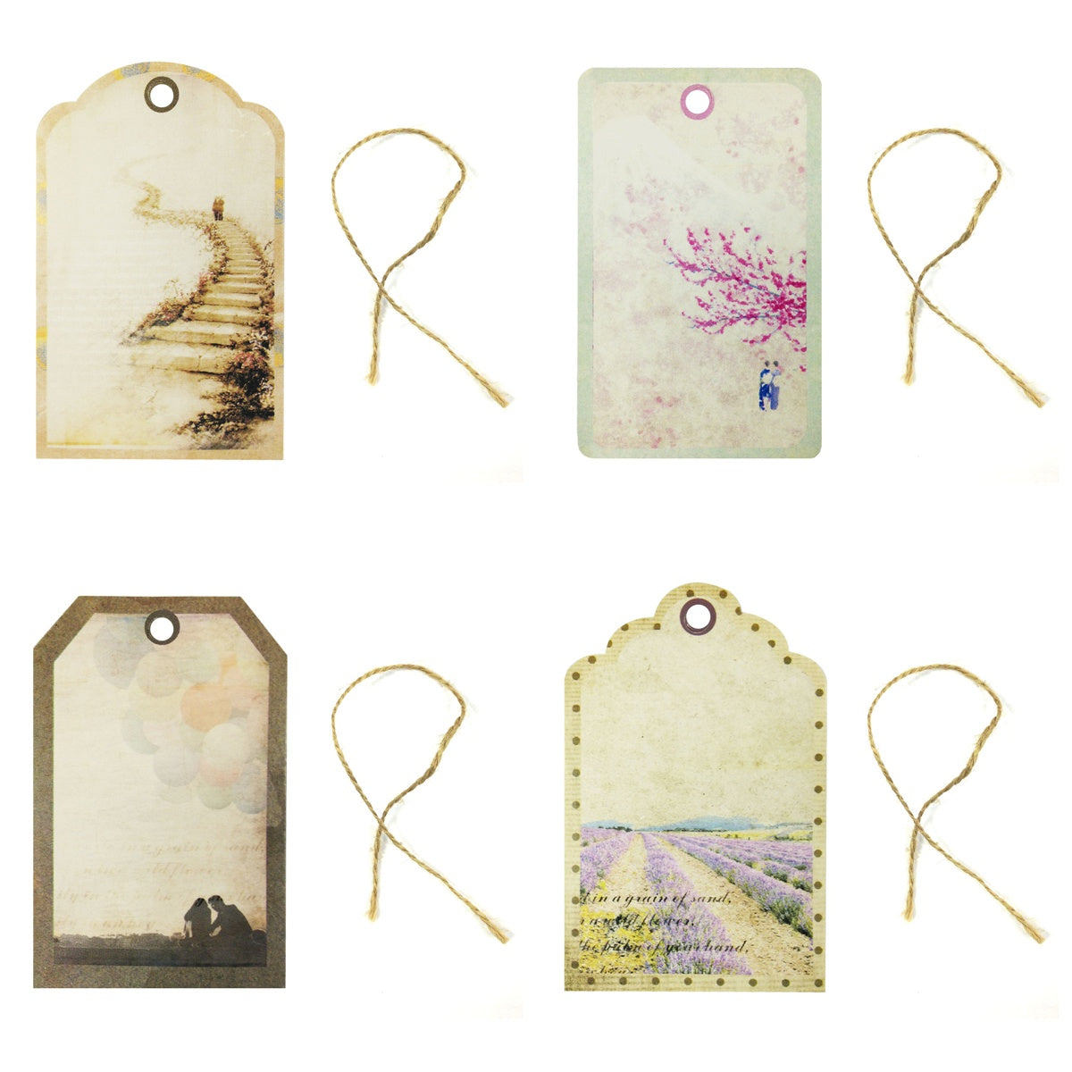 Wrapables Printing Tag, Set of 24