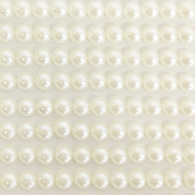 Wrapables 5mm Self Adhesive Pearl Stickers, 646pcs