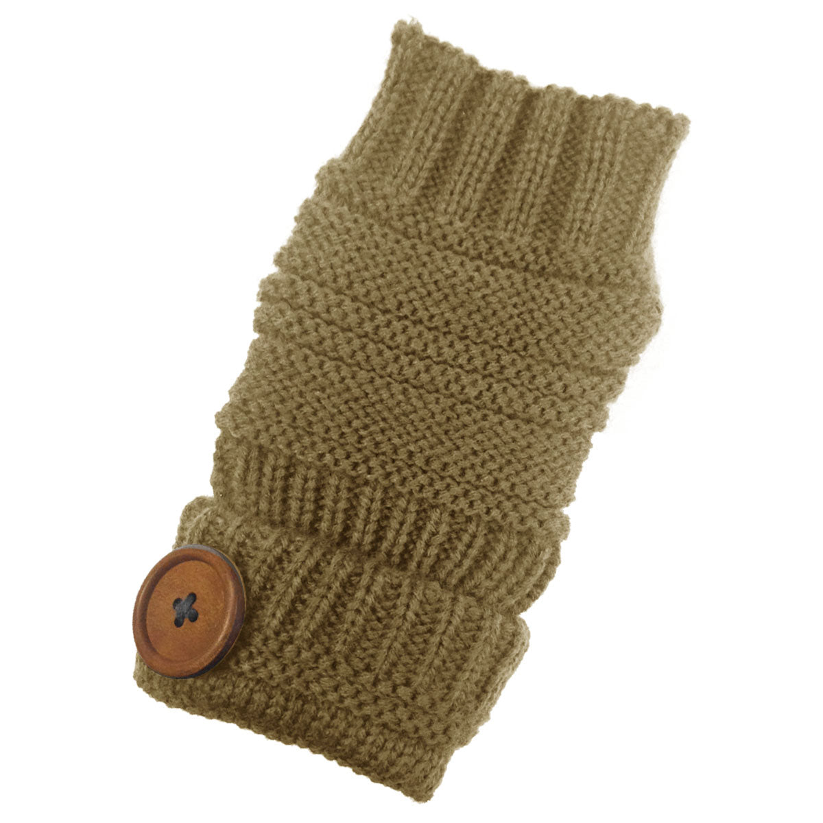 Wrapables Fingerless Gloves with Button Accent