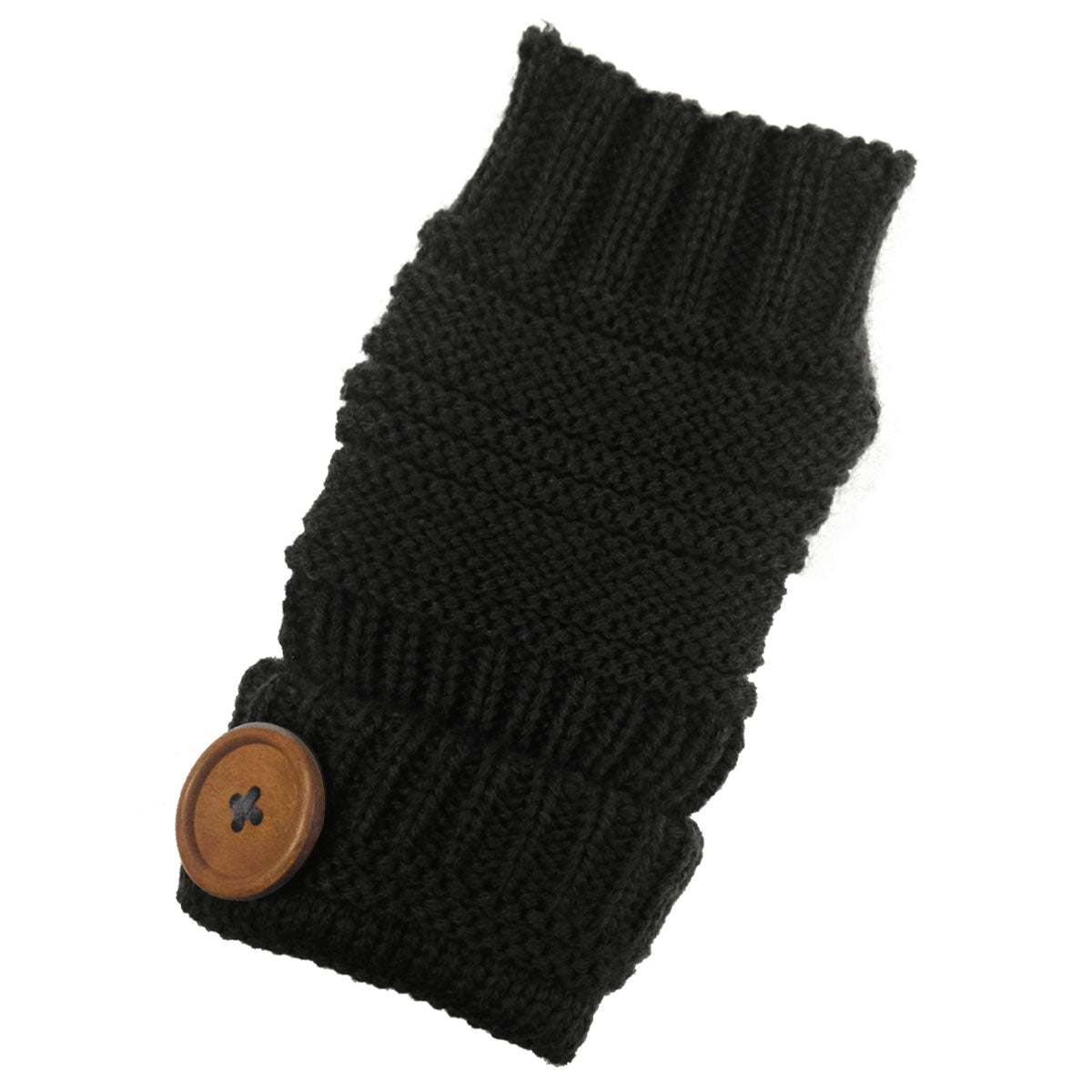 Wrapables Fingerless Gloves with Button Accent