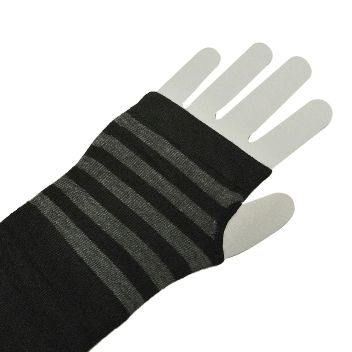 Wrapables Striped Arm Warmers