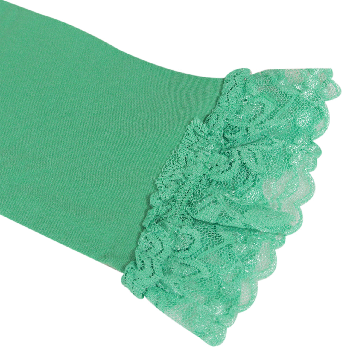 Wrapables Toddler Stretch Leggings with Lace Trim, Set of 3 (Blue, Green, Black)