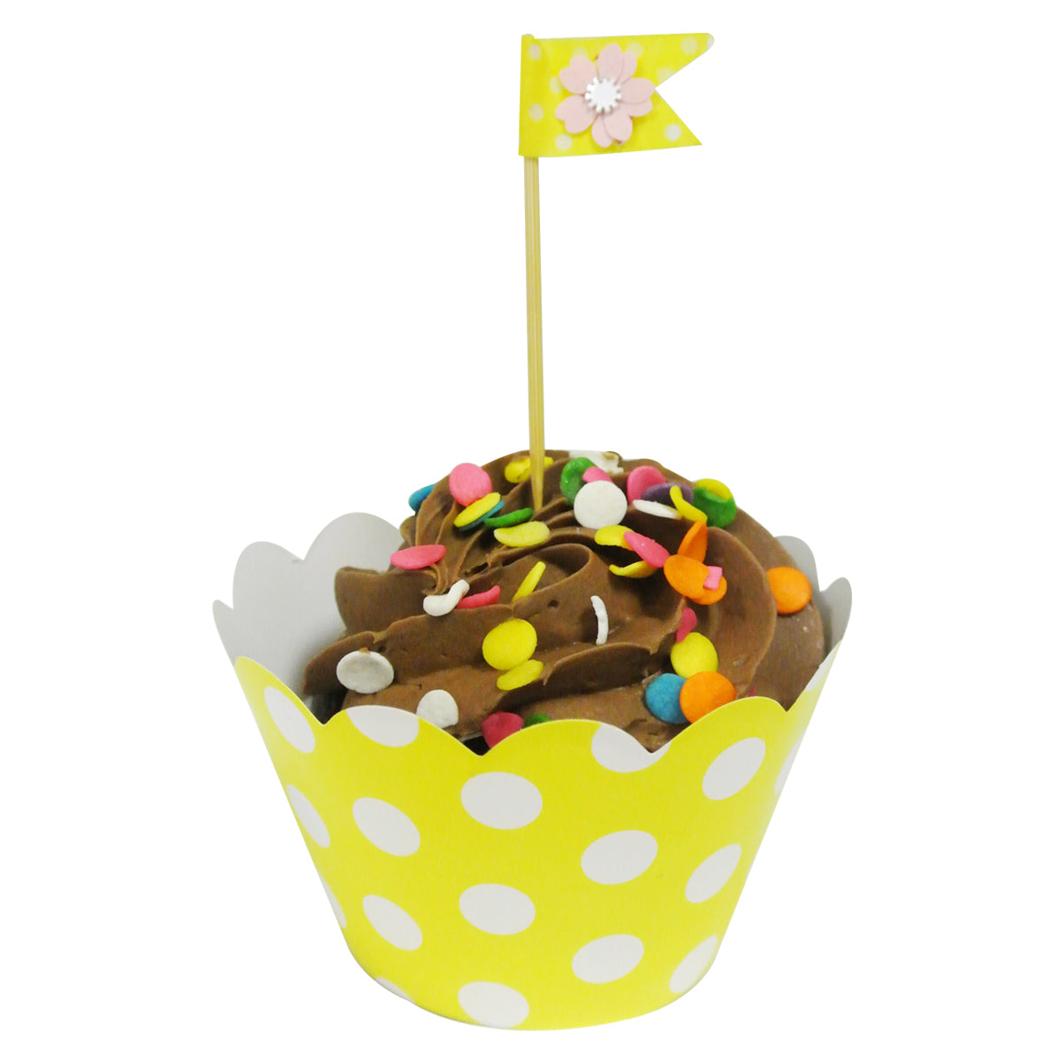 Wrapables Standard Size Polka Dots Cupcake Wrappers (Set of 20)