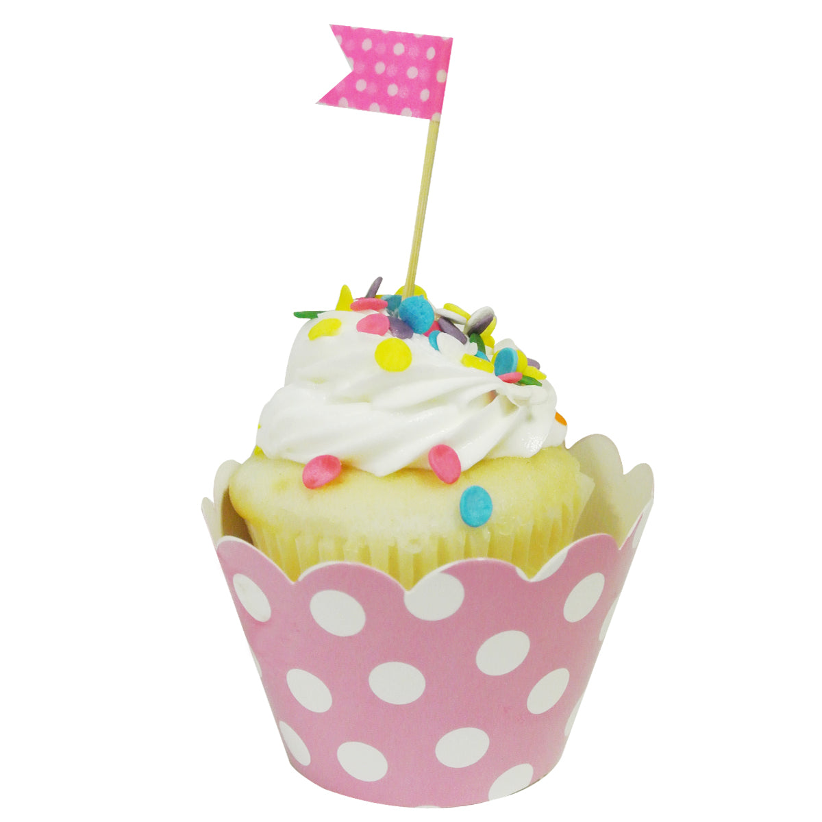 Wrapables Standard Size Polka Dots Cupcake Wrappers (Set of 20)