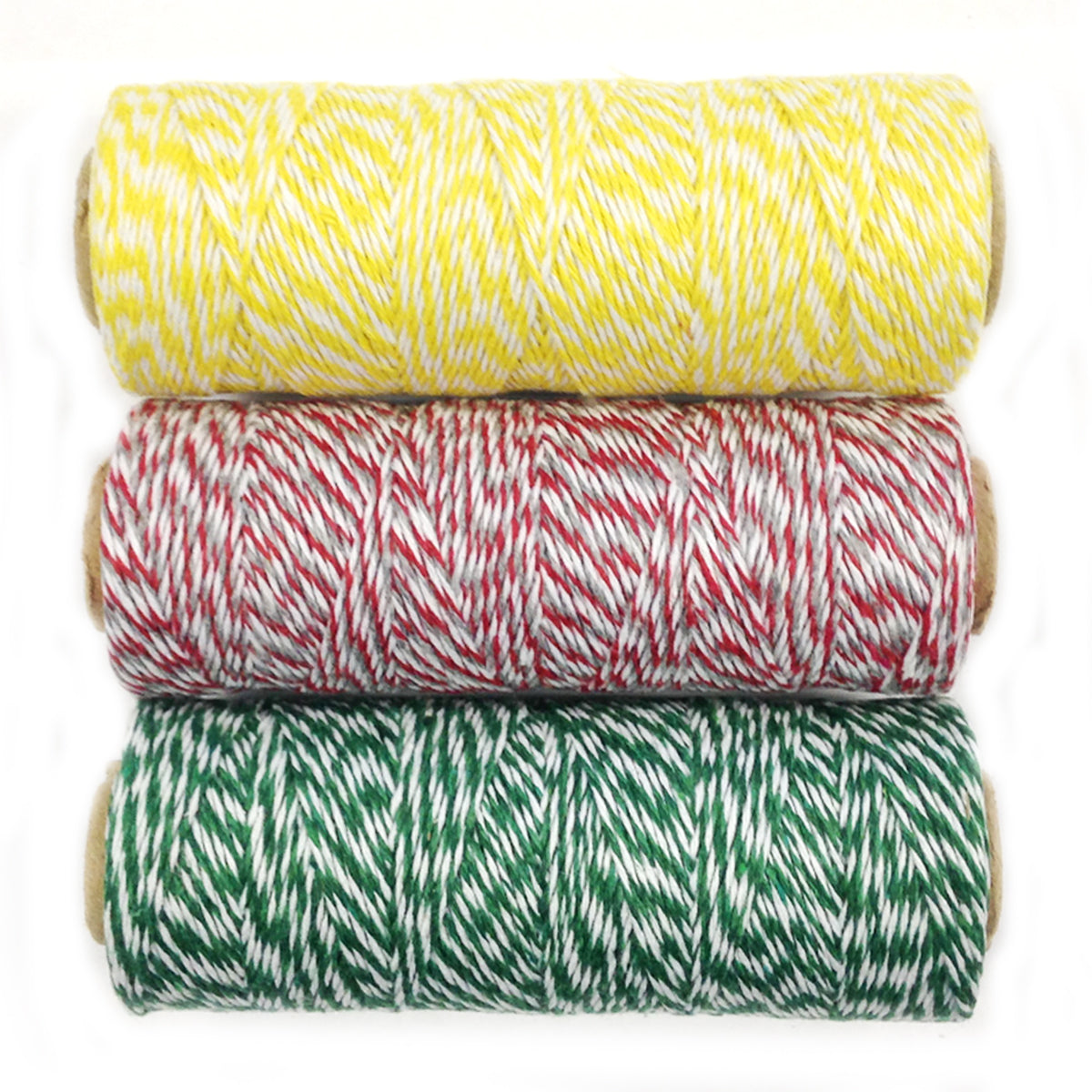 Wrapables Cotton Baker's Twine 4ply 330 Yards (Set of 3 Spools x 110 Yards)