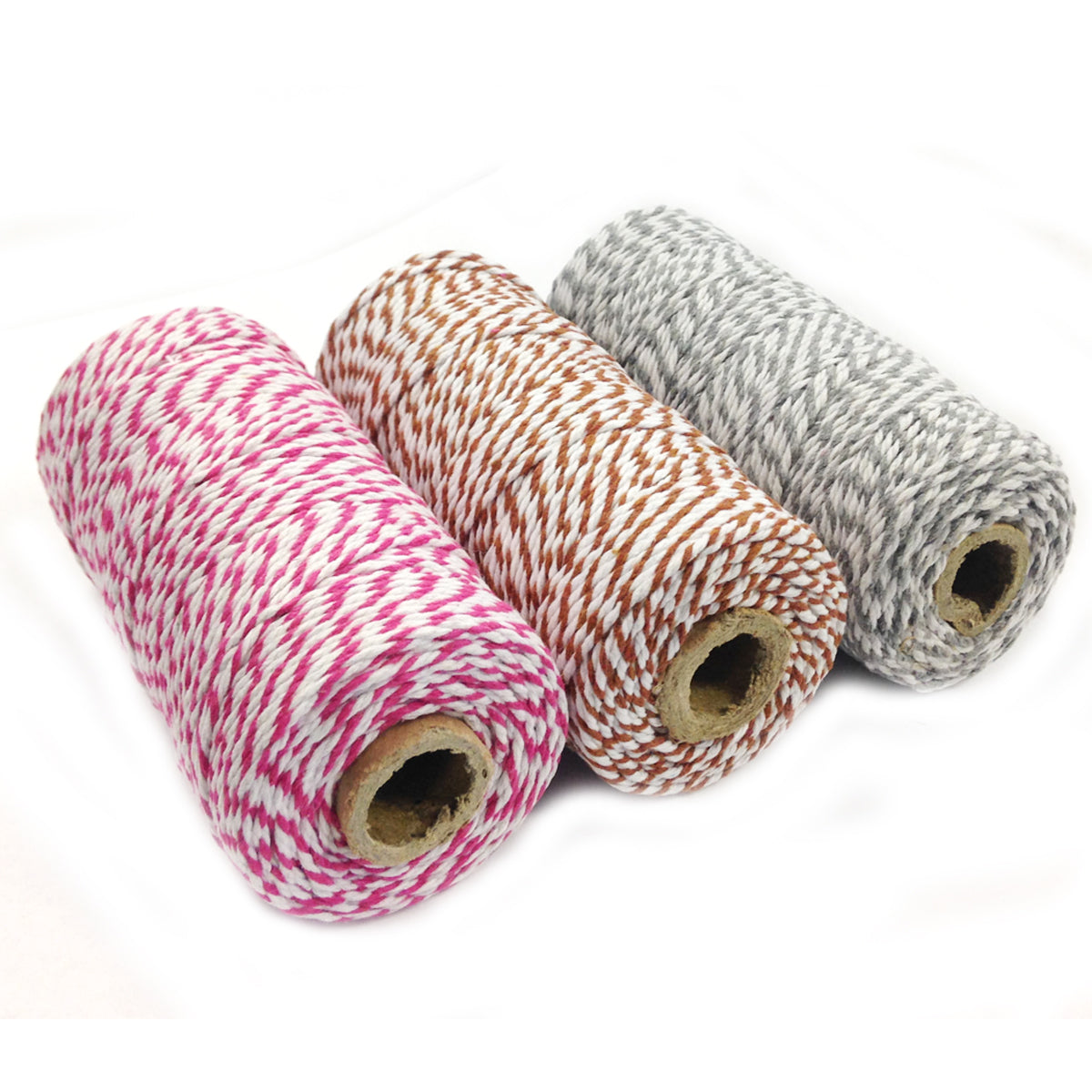 Wrapables Cotton Baker's Twine 12ply 330 Yards (Set of 3 Spools x 110 Yards)