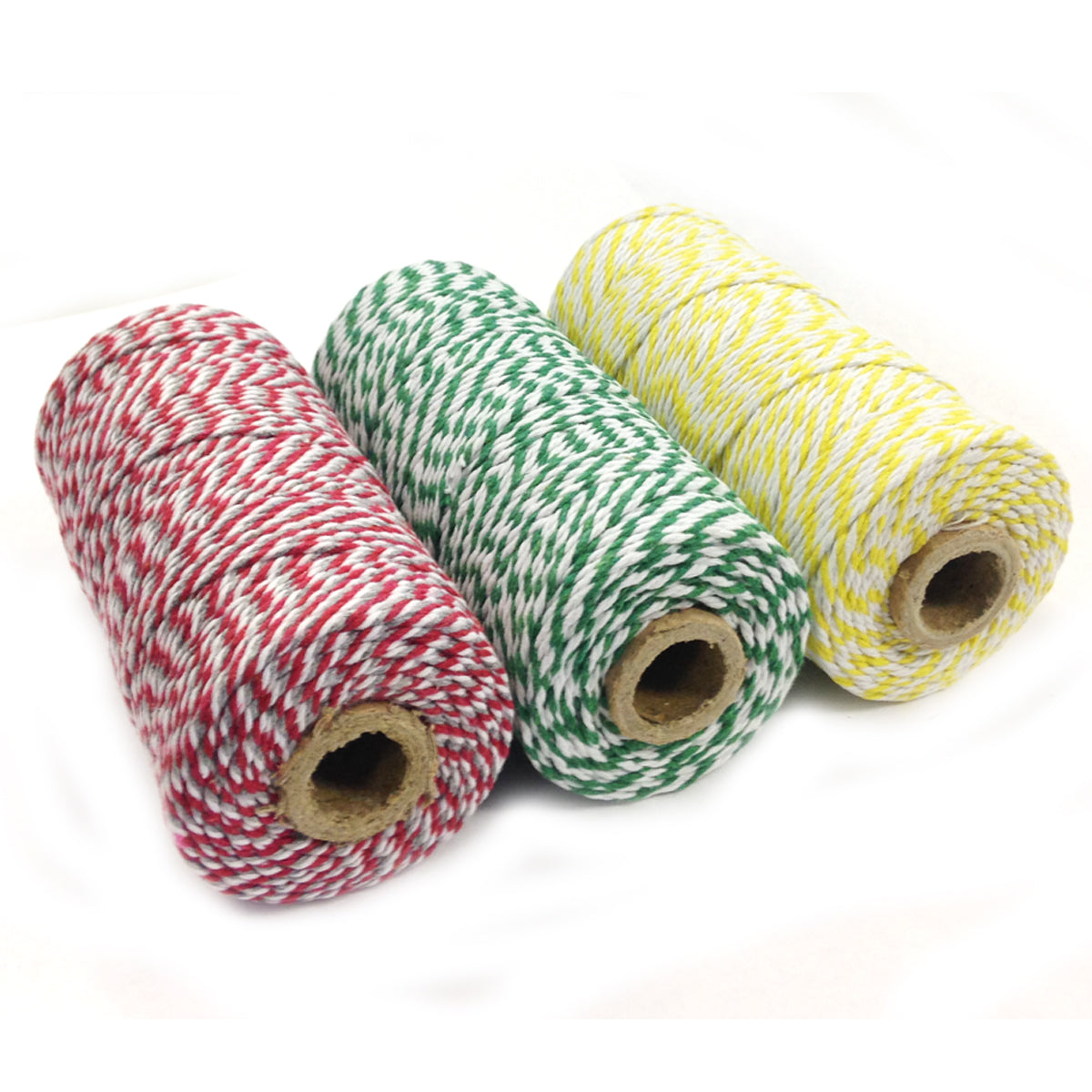 Wrapables Cotton Baker's Twine 12ply 330 Yards (Set of 3 Spools x 110 Yards)