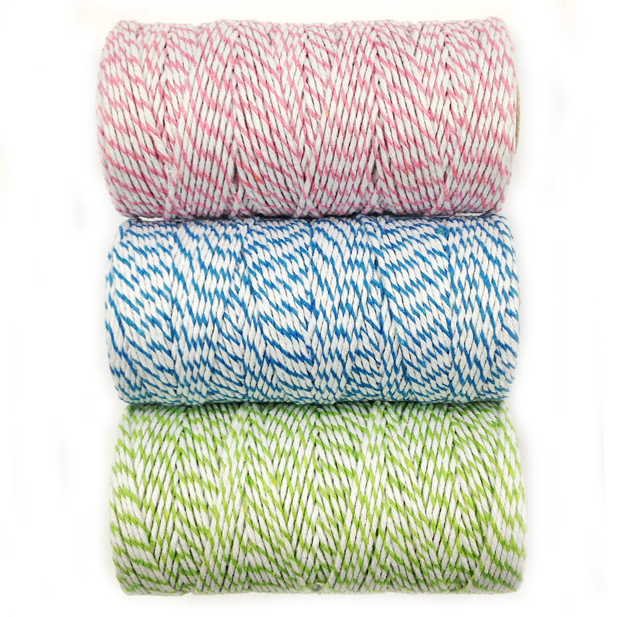 Wrapables Cotton Baker's Twine 12ply 330 Yards (Set of 3 Spools x 110 Yards)