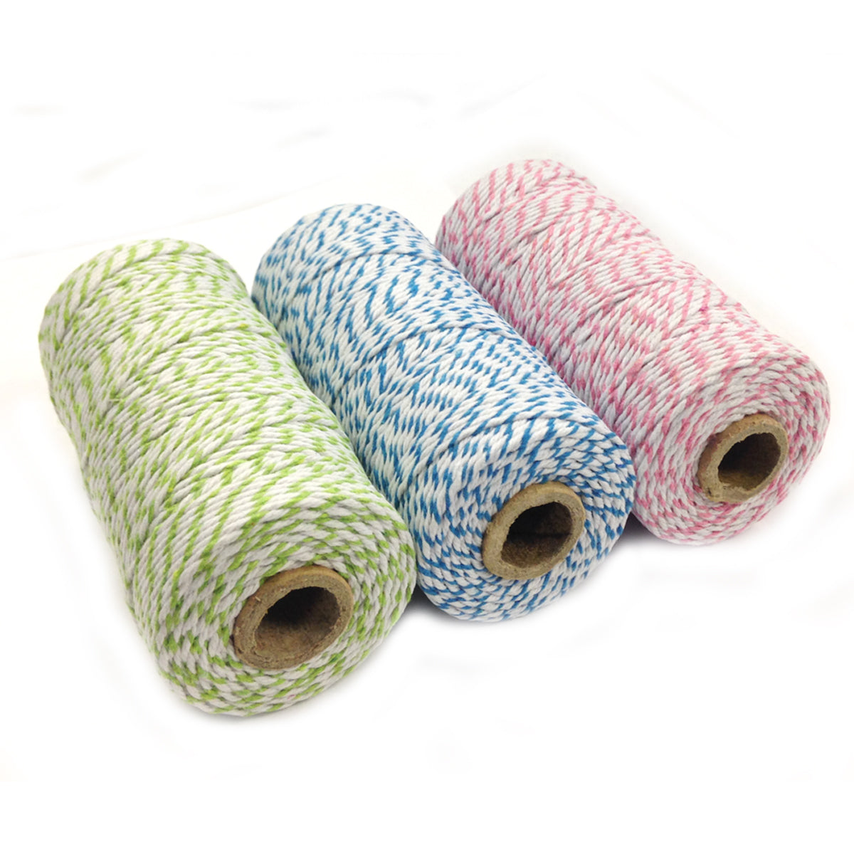 Wrapables Cotton Baker's Twine 12ply 330 Yards (Set of 3 Spools x 110 Yards)