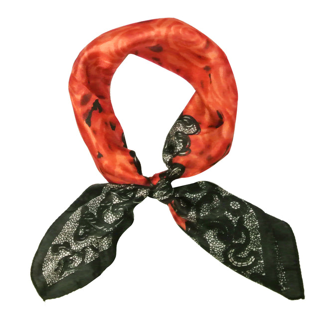 Wrapables 100% Silk Neckerchief Square Scarf