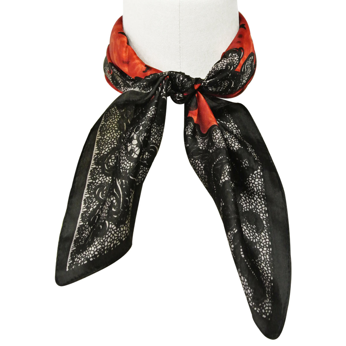Wrapables 100% Silk Neckerchief Square Scarf