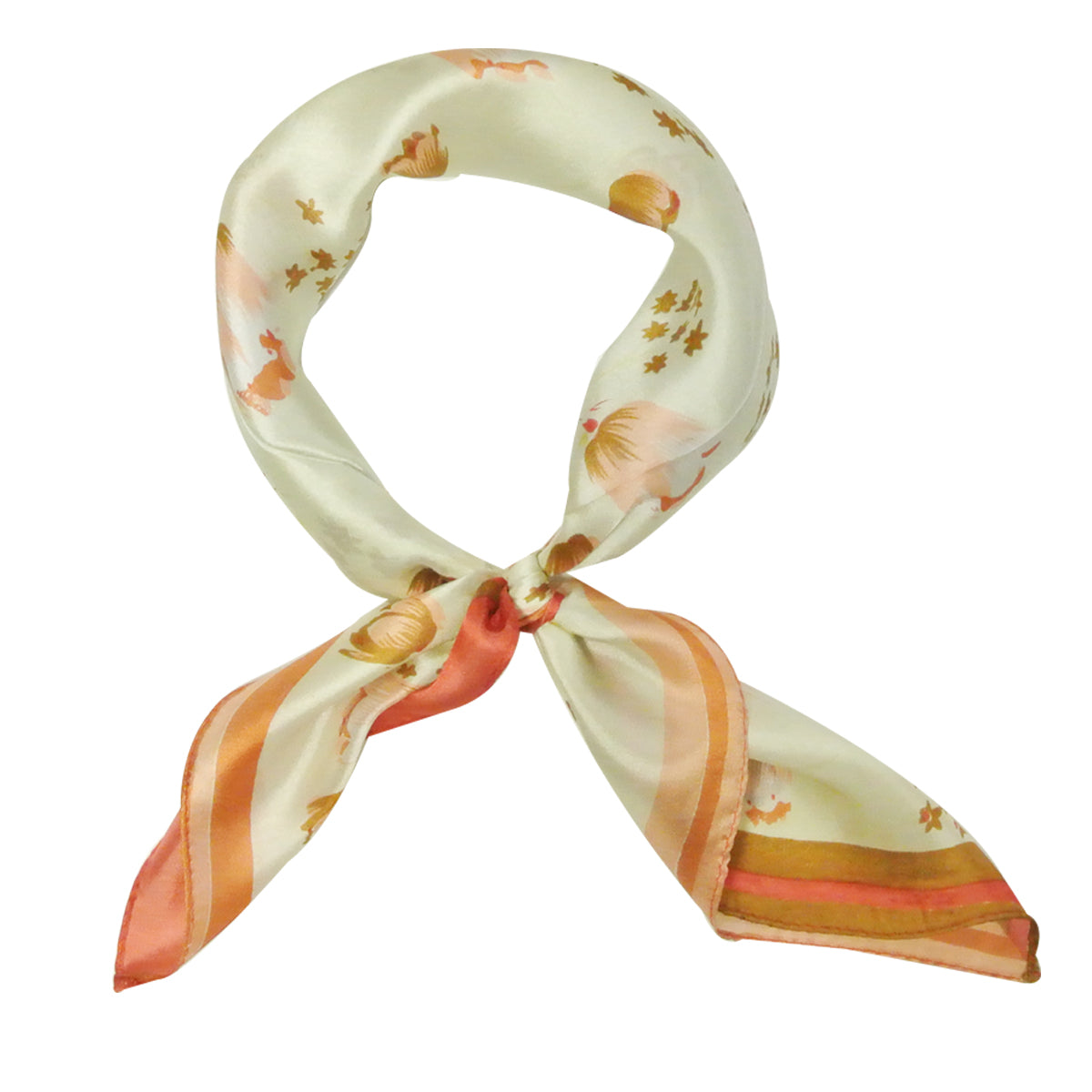 Wrapables 100% Silk Neckerchief Square Scarf