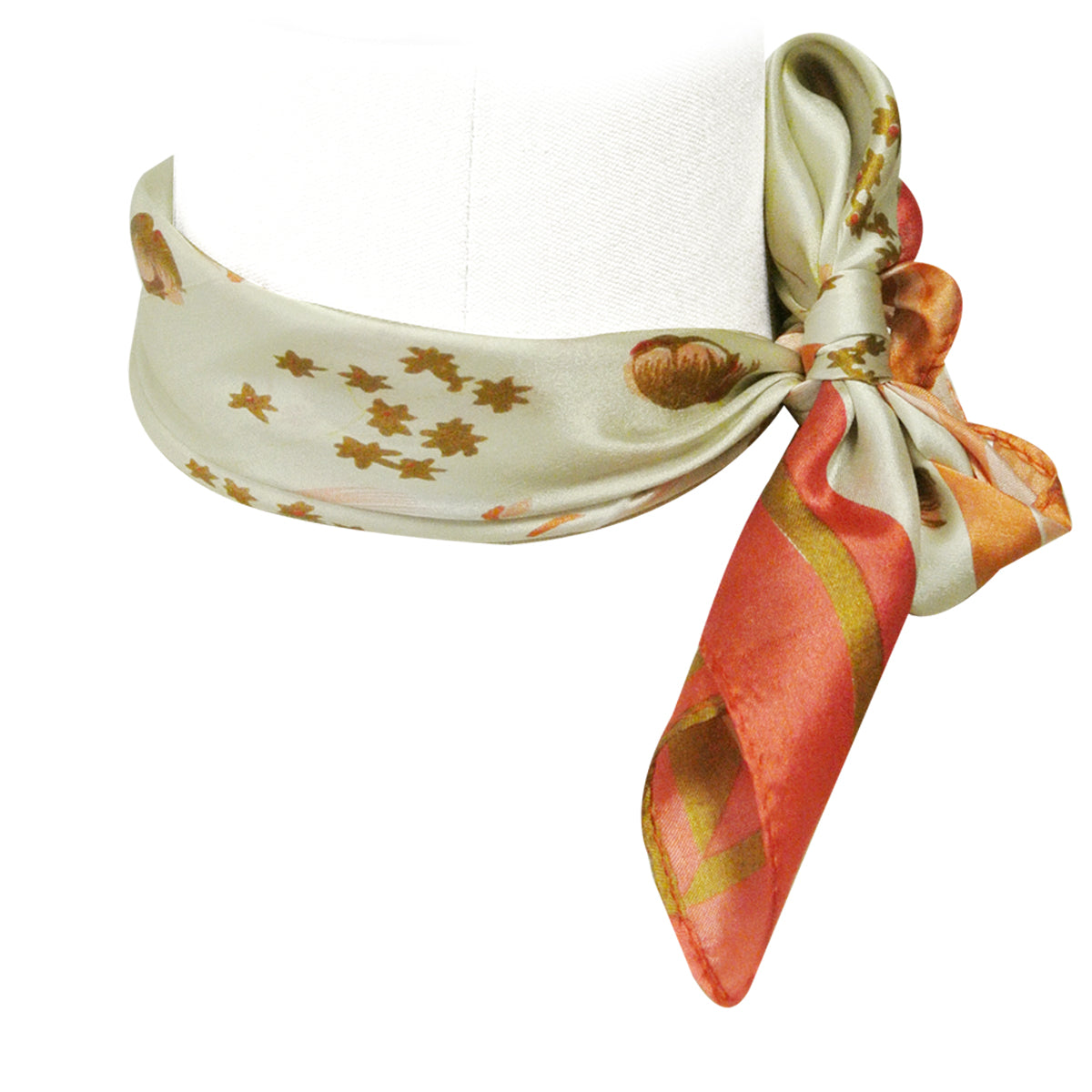 Wrapables 100% Silk Neckerchief Square Scarf