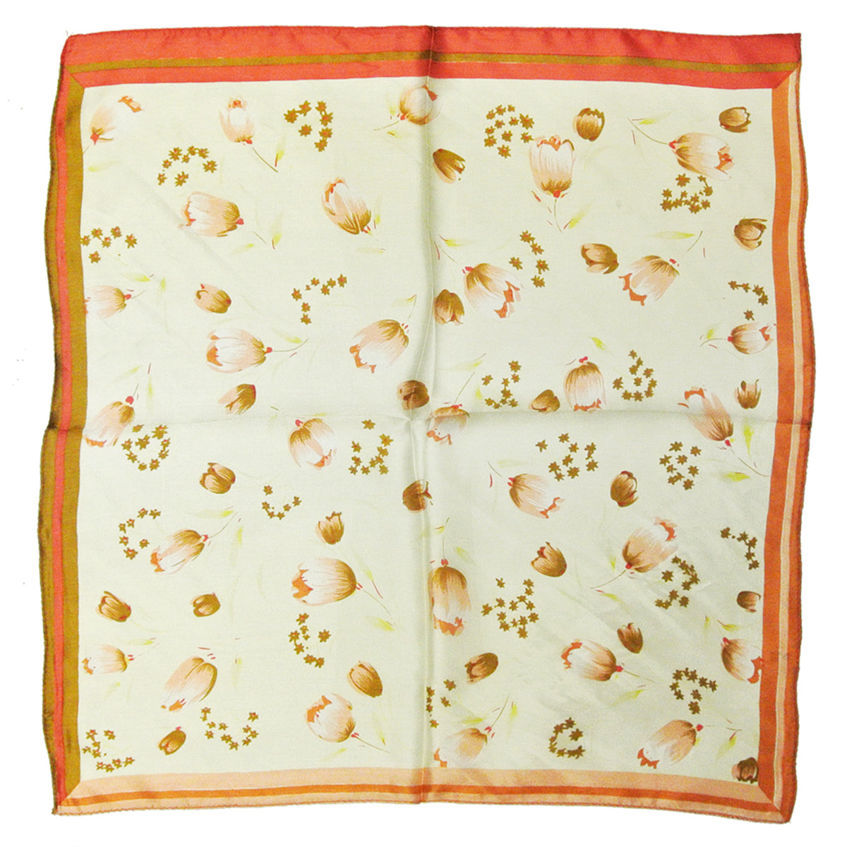 Wrapables 100% Silk Neckerchief Square Scarf