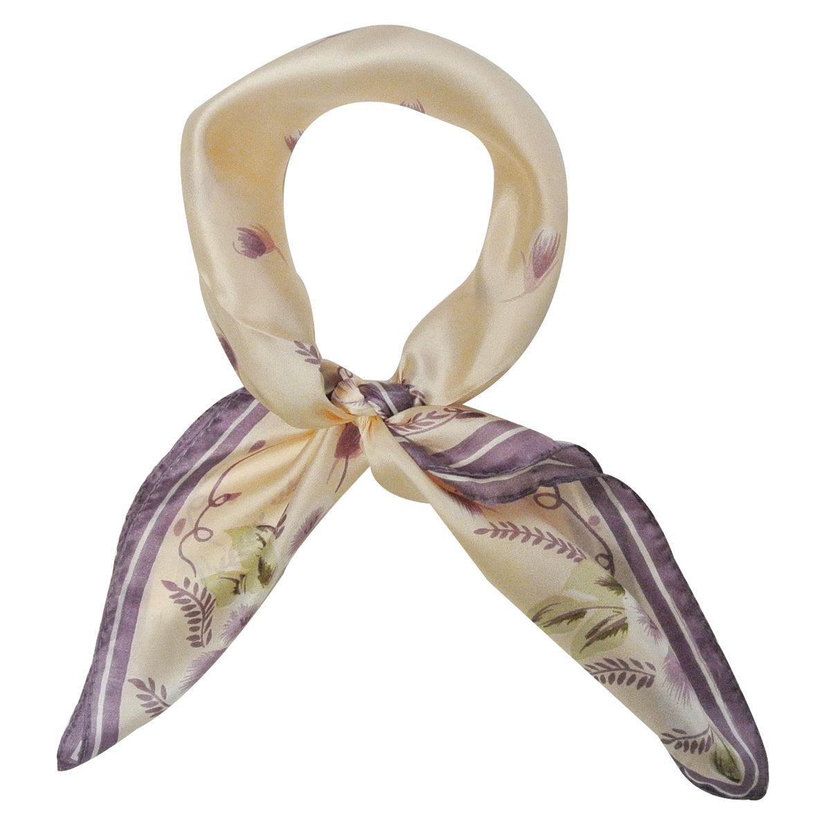 Wrapables 100% Silk Neckerchief Square Scarf