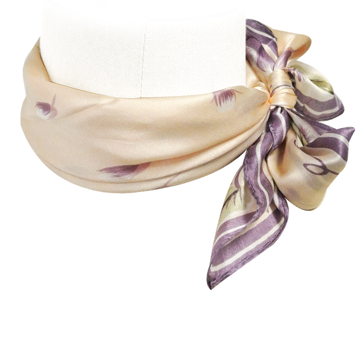 Wrapables 100% Silk Neckerchief Square Scarf