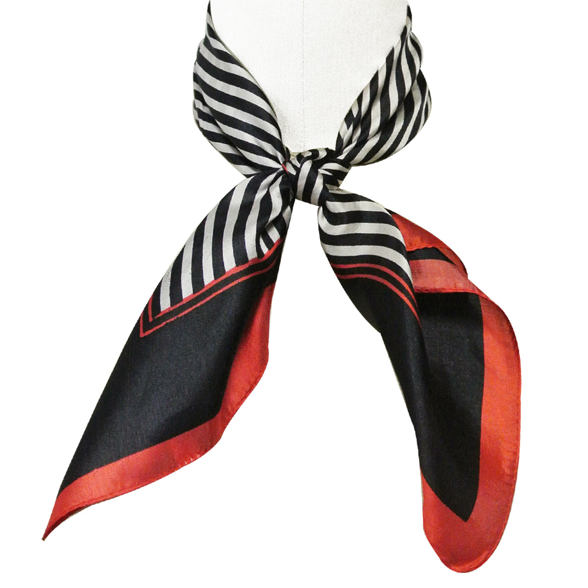 Wrapables 100% Silk Neckerchief Square Scarf