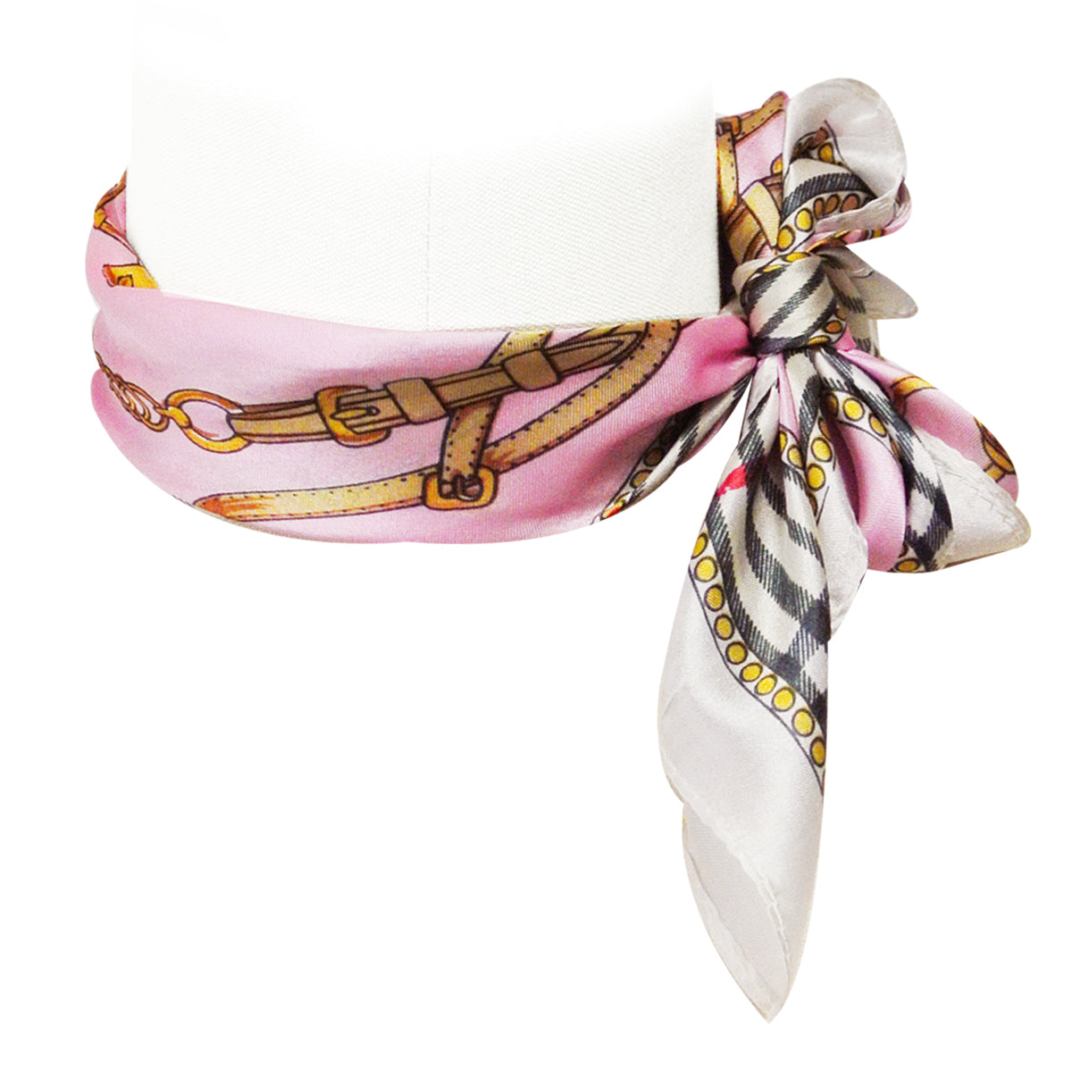 Wrapables 100% Silk Neckerchief Square Scarf