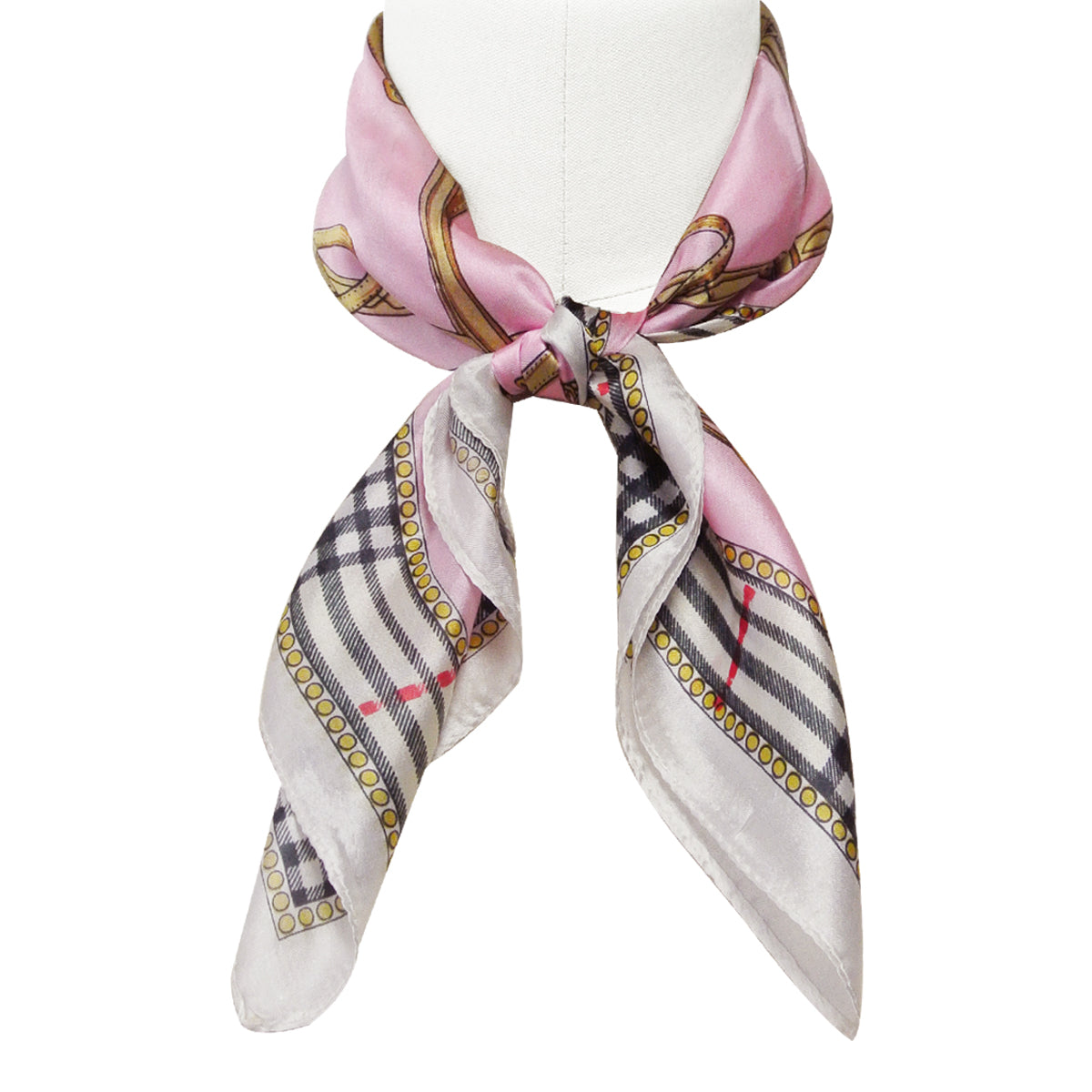 Wrapables 100% Silk Neckerchief Square Scarf