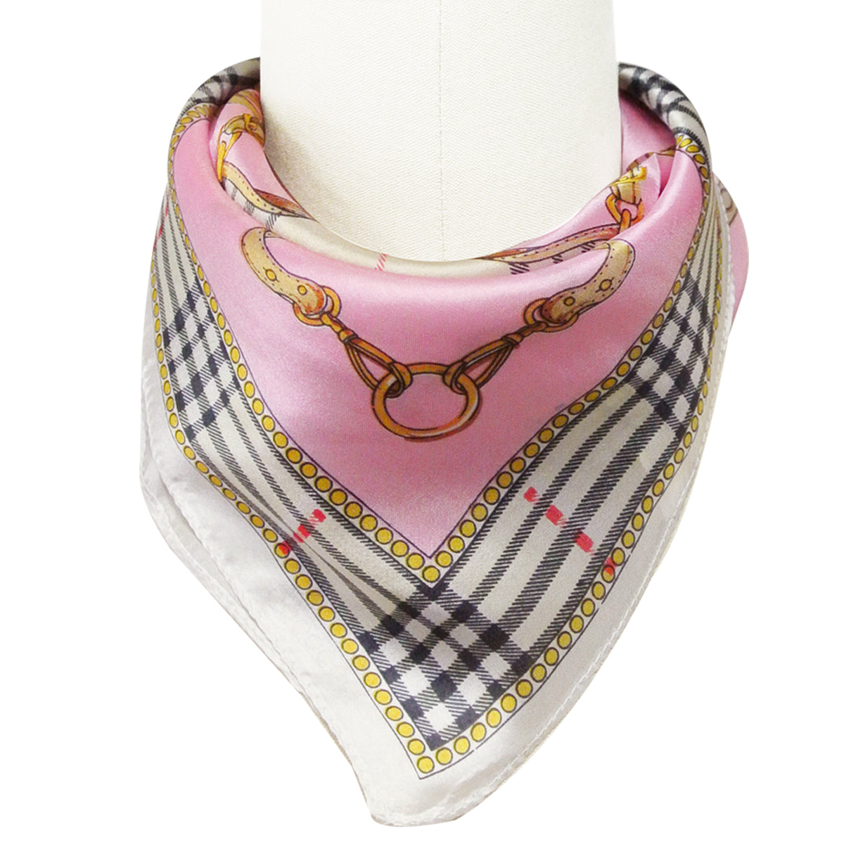 Wrapables 100% Silk Neckerchief Square Scarf