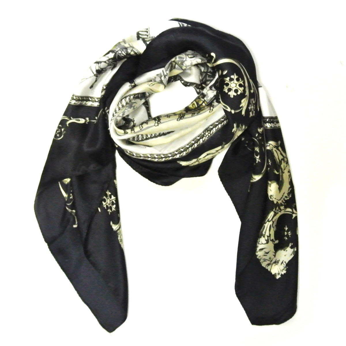 Wrapables Luxurious 100% Charmeuse Silk Square Scarf