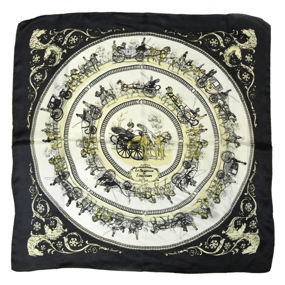 Wrapables Luxurious 100% Charmeuse Silk Square Scarf