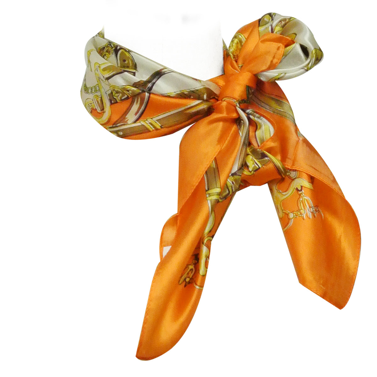 Wrapables Luxurious 100% Charmeuse Silk Square Scarf