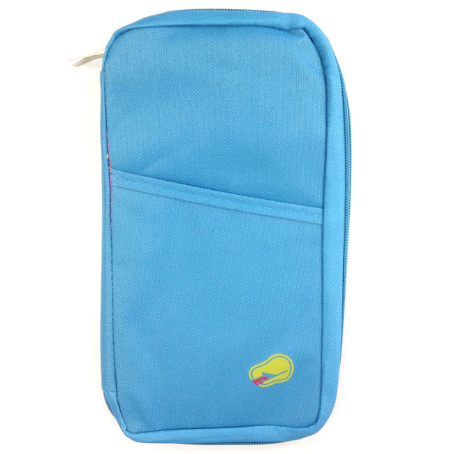 Wrapables Passport and Travel Documents Holder, Sky Blue