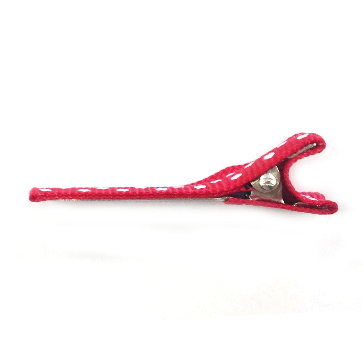 Wrapables Girls Ribbon Lined Alligator Clips (Set of 8)