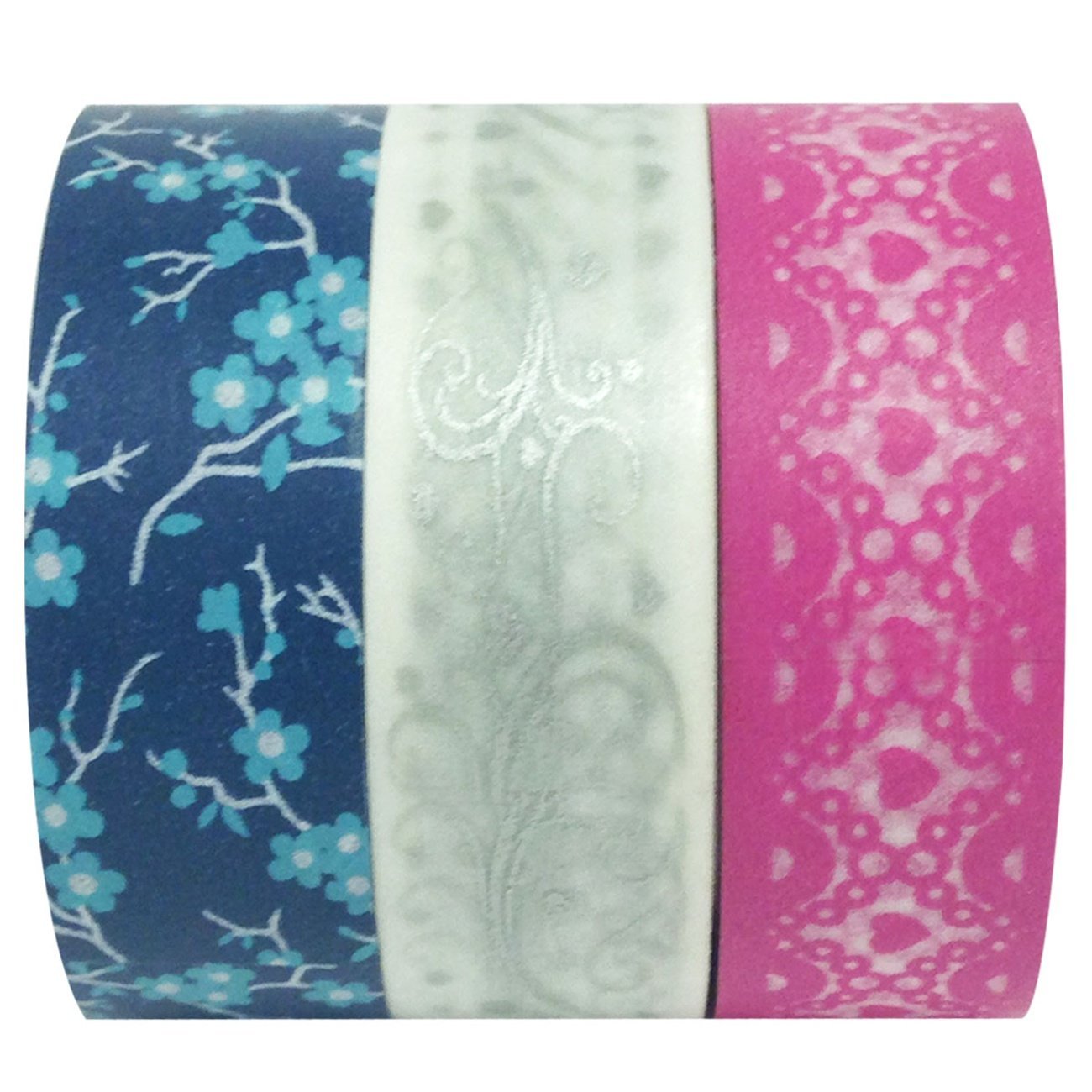 Wrapables Twilight Crush Japanese Washi Masking Tape (Set of 3)