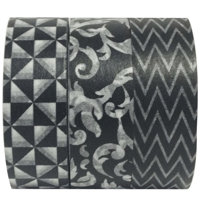 Wrapables Formal Event Japanese Washi Masking Tape (Set of 3)