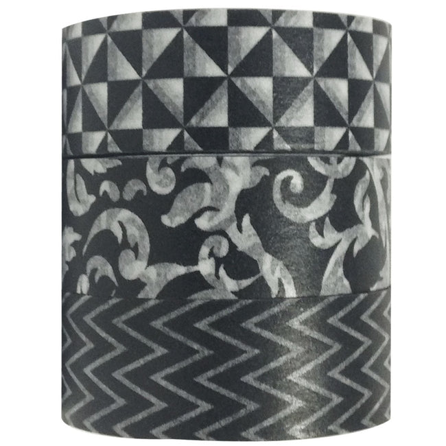 Wrapables Formal Event Japanese Washi Masking Tape (Set of 3)