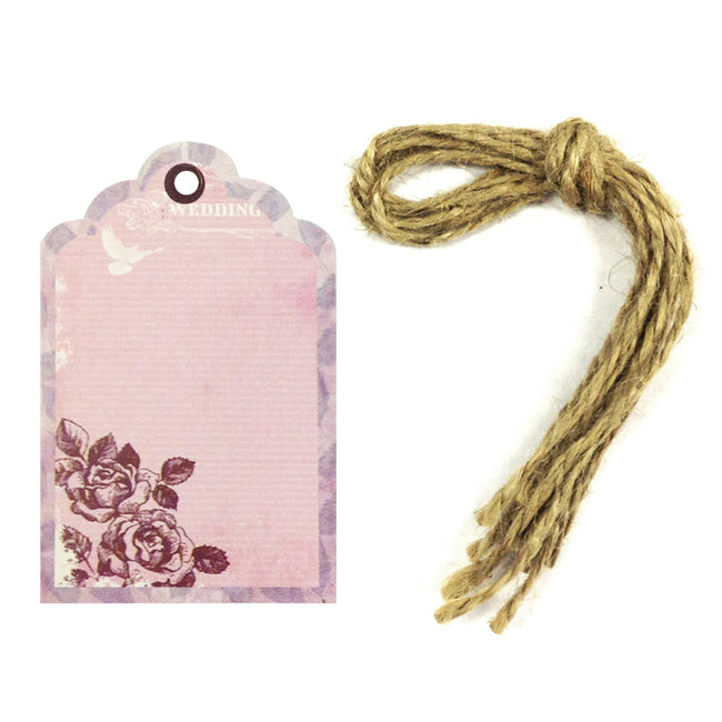 Wrapables Wedding Printing Tag, Set of 24