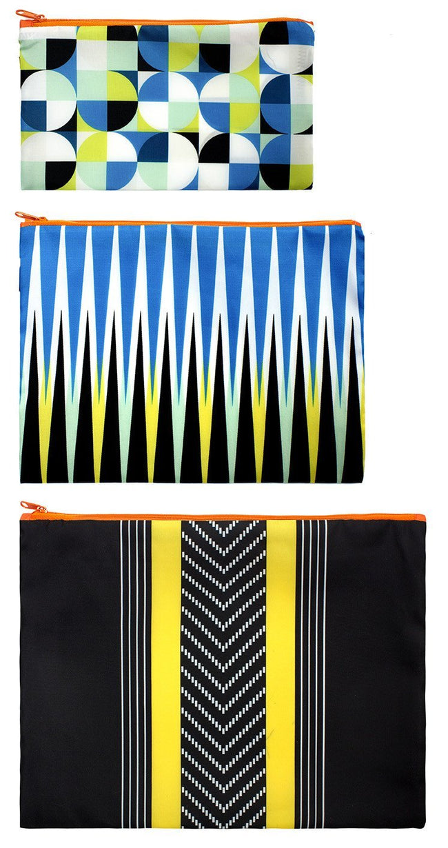 LOQI Echo Zip Pockets (Set of 3)