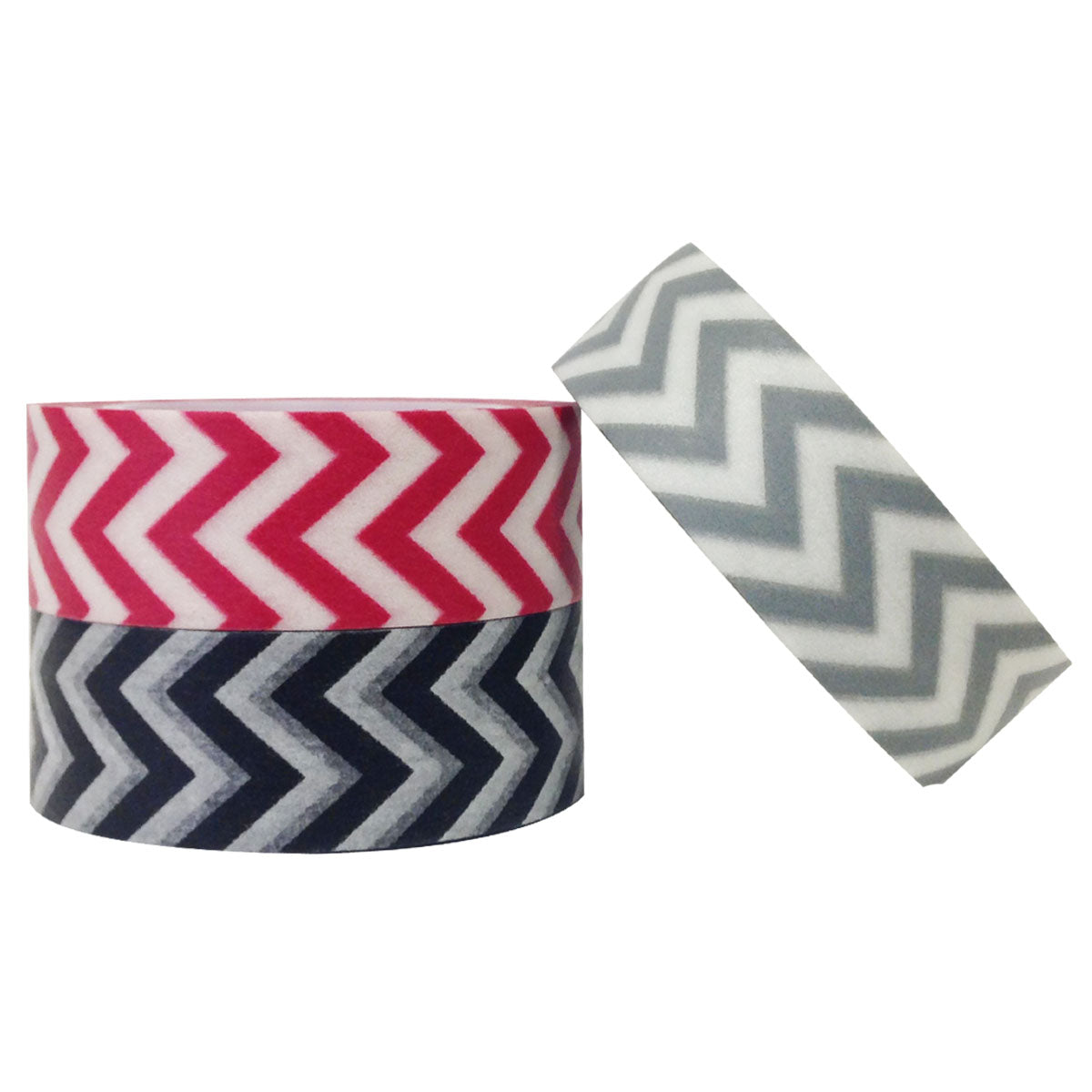 Wrapables Tire Tracks Japanese Washi Masking Tape (Set of 3)