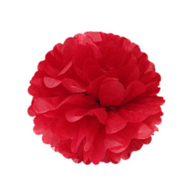 Wrapables 8" Set of 5 Tissue Pom Poms Party Decorations